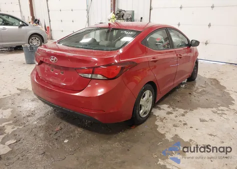 2016 Hyundai Elantra Se z USA, uszkodzony, nr VIN KMHDH4AE5GU515392